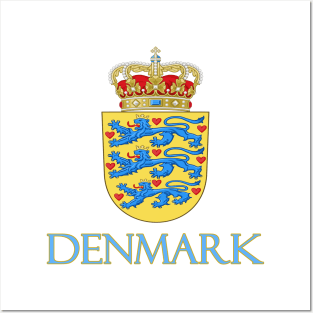 Denmark - Danish Coat of Arms Design Posters and Art